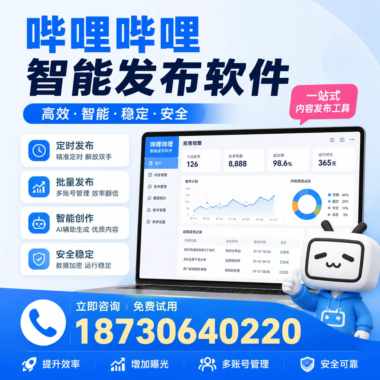 哔哩哔哩智能发布软件使用指南:在 东城 提升内容创作效率